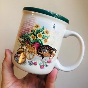 Cat in the Garden Mug, Century Stoneware